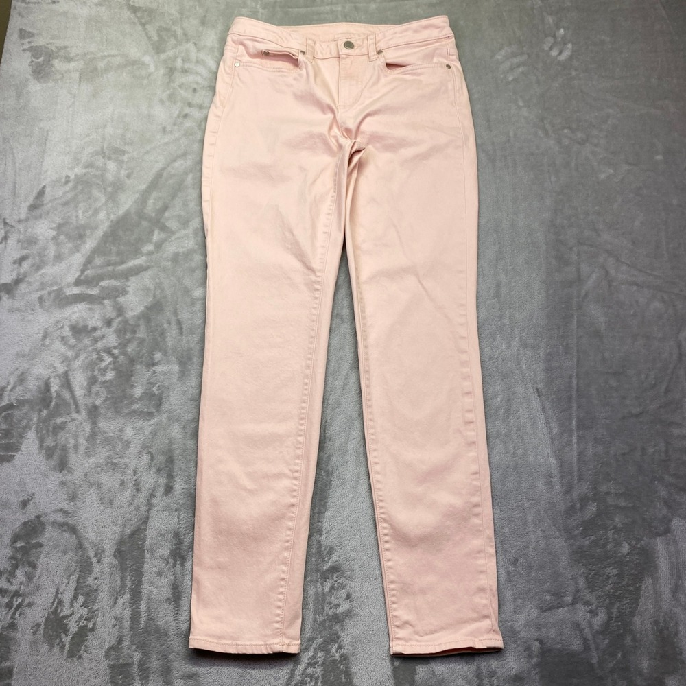 TWO by Vince Camuto Women's Pink Stretch Slim Fit Jeans Size 28/6 Boho Preppy